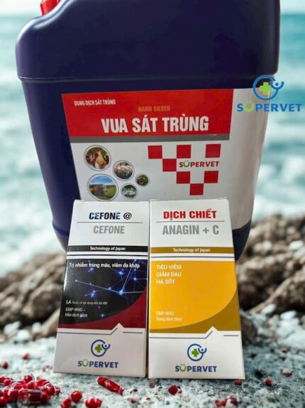 Combo vua sát trùng, cefone và dịch chiết anagin