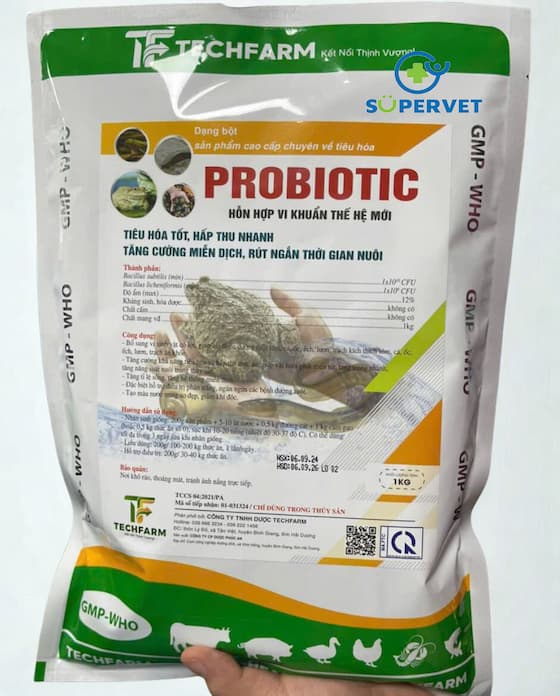 men tiêu hóa Probiotic cho tôm, ốc, cá, cua