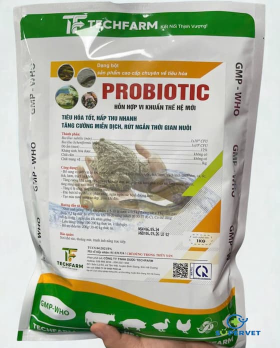 men tiêu hóa Probiotic cho tôm, ốc, cá, cua