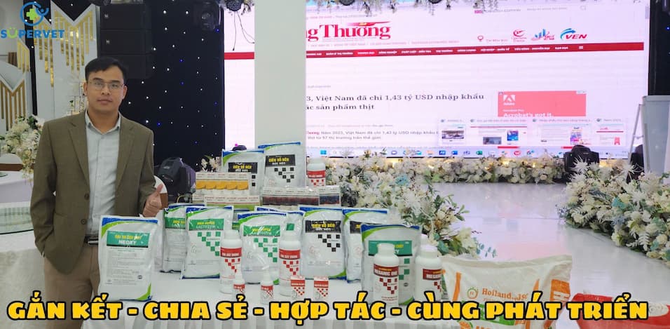 Supervet đối tác tin cậy của bà con chăn nuôi và thú y 3 supervet- đối tác uốc thú y- thuốc thủy sản chất lượng